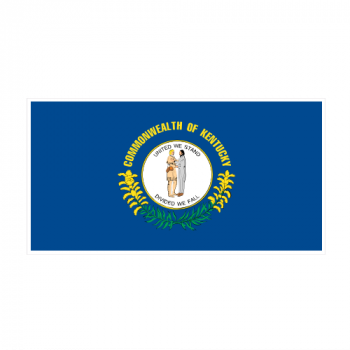 Kentucky State Flag Decal - U.S. Customer Stickers
