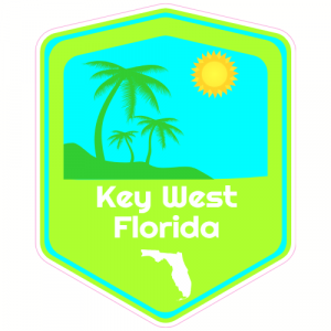 Key West Florida Lime Decal - U.S. Customer Stickers