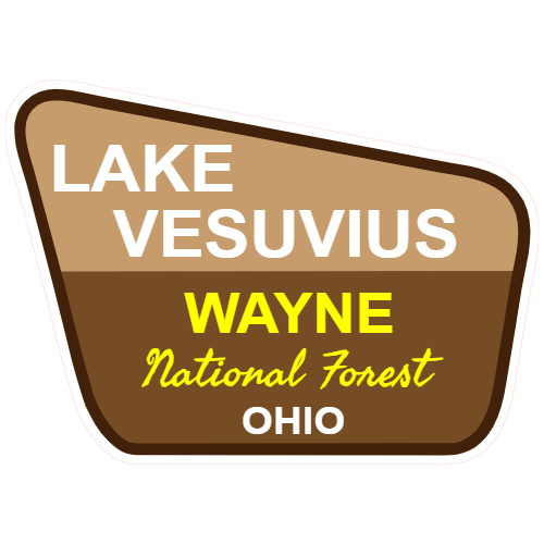 Lake Vesuvius Wayne National Forest Decal - U.S. Customer Stickers