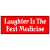 Laughter Is The Best Medicine Decal - U.S. Customer Stickers