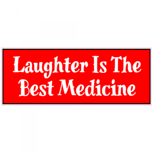 Laughter Is The Best Medicine Decal - U.S. Customer Stickers