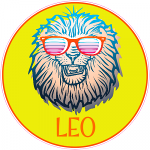Leo Zodiac Cool Lion Sticker - U.S. Custom Stickers
