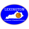 Lexington KY Epicenter Of Basketball Oval Decal - U.S. Custom Stickers