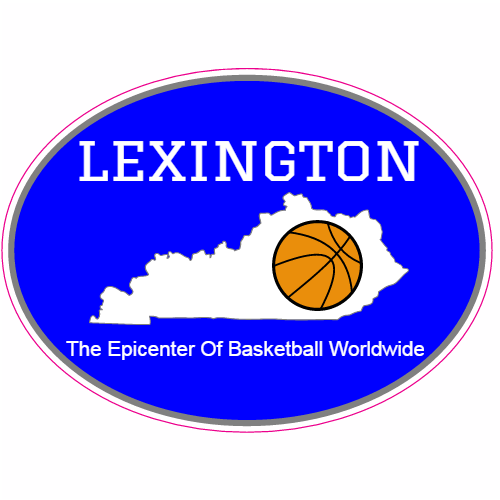 Lexington KY Epicenter Of Basketball Oval Decal - U.S. Custom Stickers