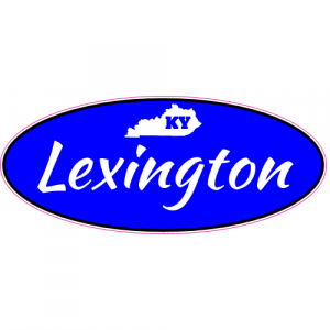 Lexington Kentucky Oval Decal - U.S. Custom Stickers