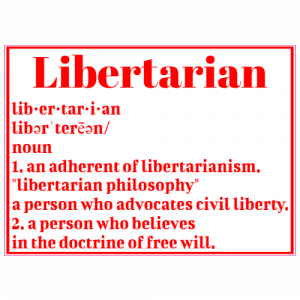 Libertarian Definition Sticker - U.S. Custom Stickers
