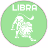 Libra Lion Circle Decal - U.S. Customer Stickers