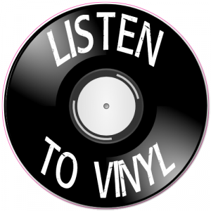 Listen To Vinyl Record Sticker - U.S. Custom Stickers