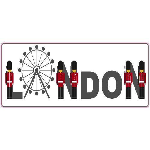 London Sticker - U.S. Custom Stickers