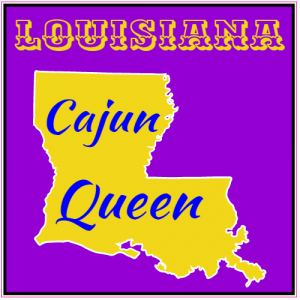 Louisiana State Cajun Queen Sticker - U.S. Custom Stickers