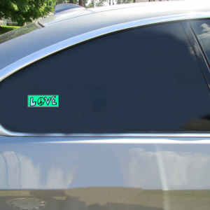 Love Peace Sticker - Car Decals - U.S. Custom Stickers