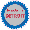 Made In Detroit Gear Decal - U.S. Customer Stickers