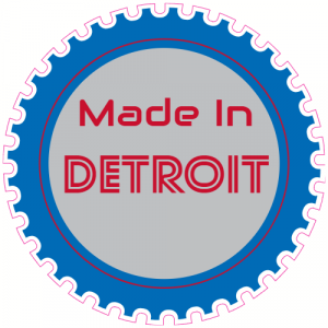 Made In Detroit Gear Decal - U.S. Customer Stickers