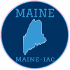 Maine-iac Maine Circle Sticker - U.S. Custom Stickers