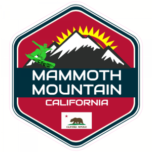 Mammoth Mountain California Decal - U.S. Customer Stickers