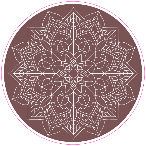 Mandala Flower Sticker - U.S. Custom Stickers