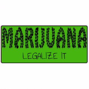 Marijuana Legalize It Sticker - U.S. Custom Stickers