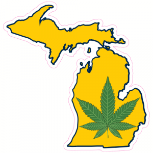 Michigan Legalized Weed Decal - U.S. Customer Stickers
