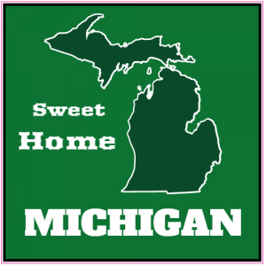 Michigan Sweet Home State Sticker - U.S. Custom Stickers