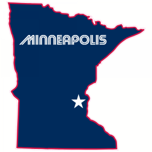 Minneapolis Minnesota State Decal - U.S. Customer Stickers