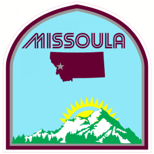 Missoula Montana Mountain Decal - U.S. Customer Stickers