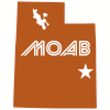 Moab Utah State Shaped Decal - U.S. Customer Stickers