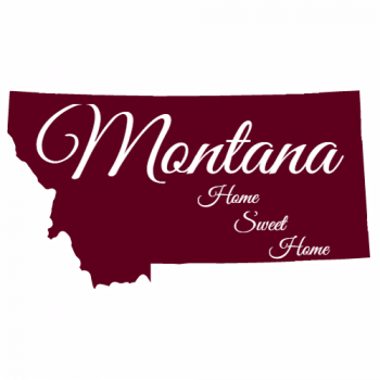 Montana Home Sweet Home Sticker - U.S. Custom Stickers