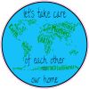 Mother Earth Home Sticker - U.S. Custom Stickers