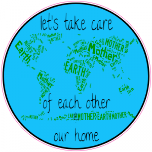 Mother Earth Home Sticker - U.S. Custom Stickers