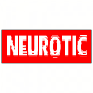 Neurotic Red Bumper Decal - U.S. Customer Stickers