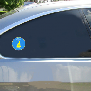 New Hampshire The Granite State Sticker - Car Decals - U.S. Custom Stickers