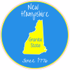 New Hampshire The Granite State Sticker - U.S. Custom Stickers