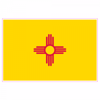 New Mexico State Flag Sticker - U.S. Custom Stickers