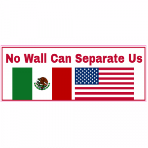 No Wall Can Separate Us Sticker - U.S. Custom Stickers