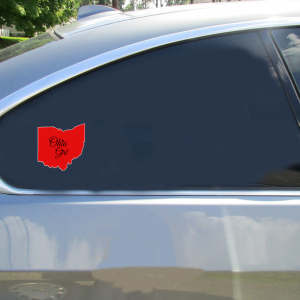 Ohio Girl State Sticker - Car Decals - U.S. Custom Stickers