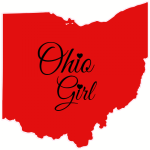 Ohio Girl State Sticker - U.S. Custom Stickers