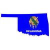 Oklahoma Flag State Sticker - U.S. Custom Stickers