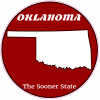Oklahoma Sooner State Circle Sticker - U.S. Custom Stickers