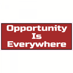 Opportunity Is Everywhere Decal - U.S. Customer Stickers