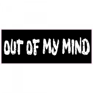 Out Of My Mind Decal - U.S. Customer Stickers