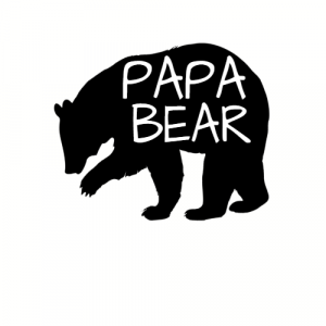 Papa Bear Sticker - U.S. Custom Stickers