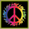 Peace Love Hand Sticker - U.S. Custom Stickers
