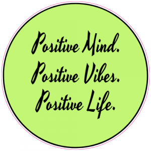 Positive Life Sticker - U.S. Custom Stickers