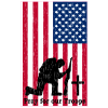 Pray For Our Troops American Flag Decal - U.S. Customer Stickers