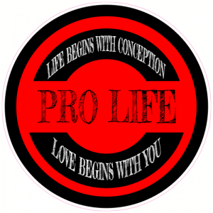Pro Life Sticker - U.S. Custom Stickers