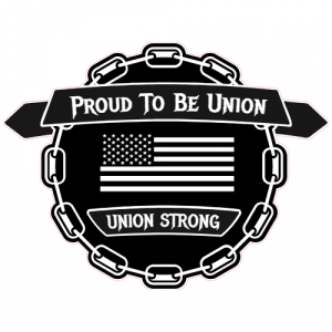 Proud To Be Union Chain Decal - U.S. Customer Stickers