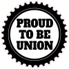 Proud To Be Union Sticker - U.S. Custom Stickers