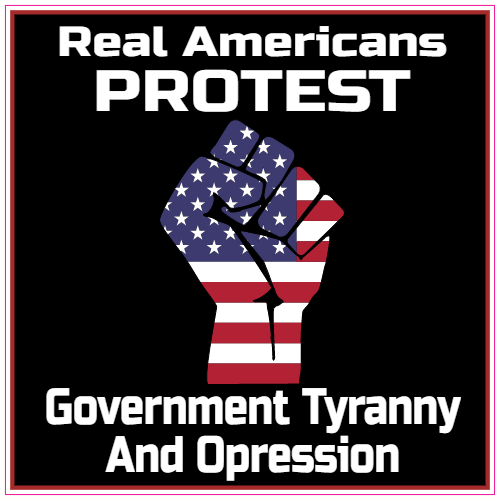 Real Americans Protest Decal - U.S. Customer Stickers