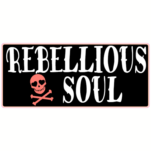 Rebellious Soul Sticker - U.S. Custom Stickers