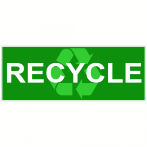 Recycle Green Decal - U.S. Customer Stickers